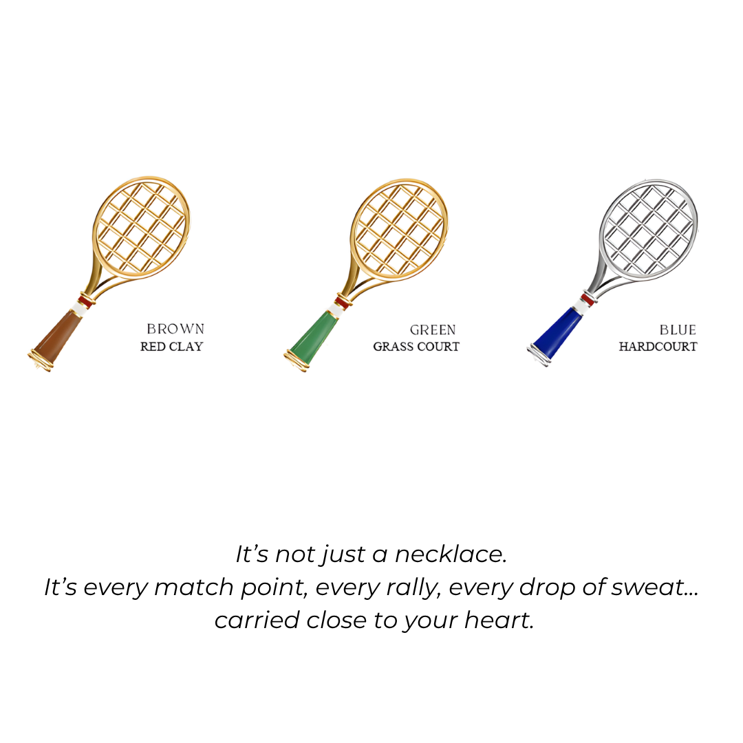 Tennis Racquet Necklace