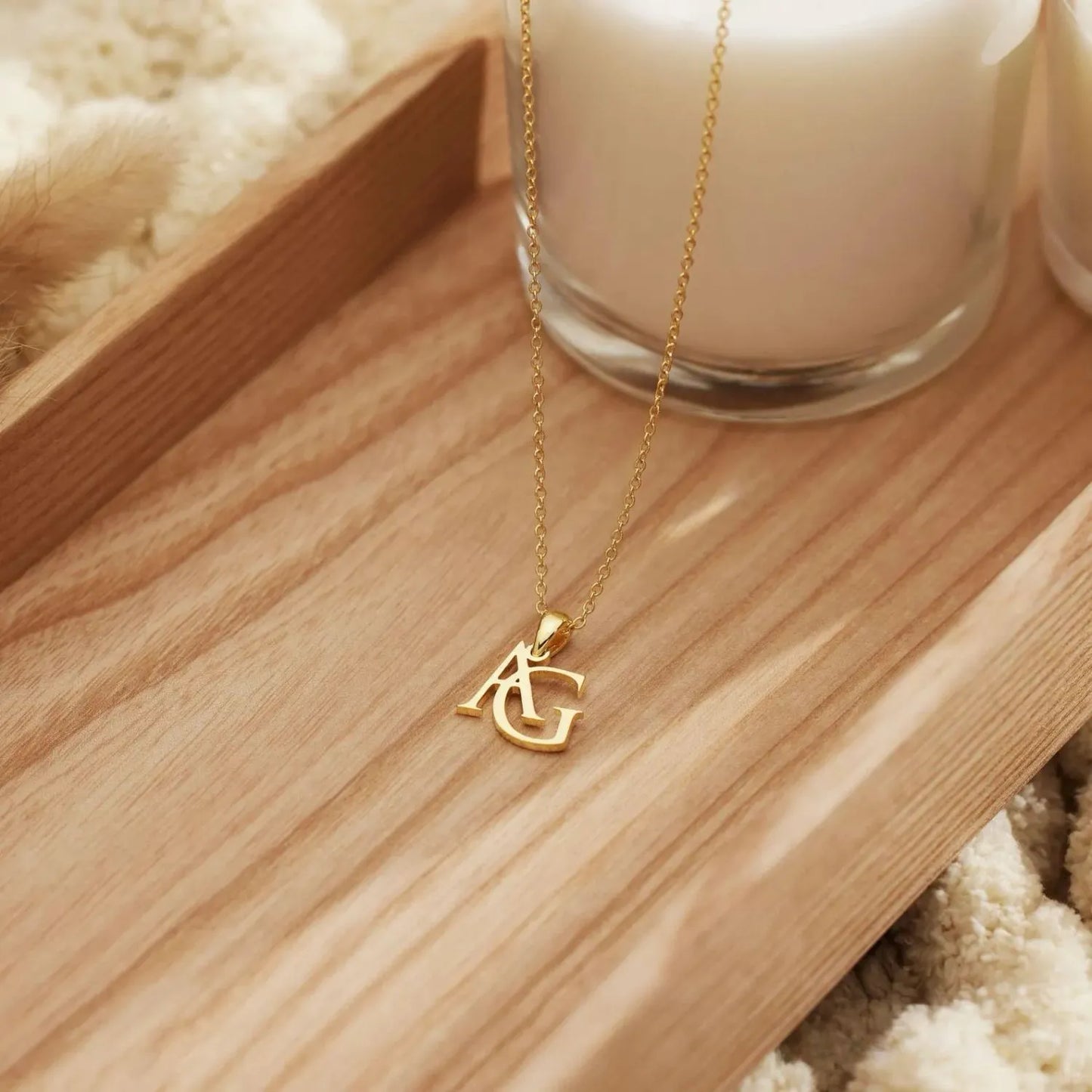 Duo Initial Necklace