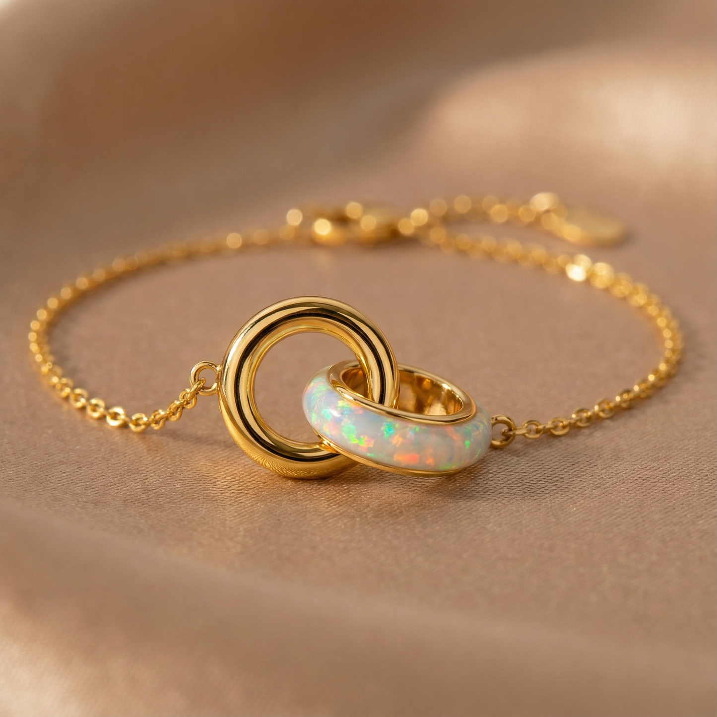 Opal Link Bracelet