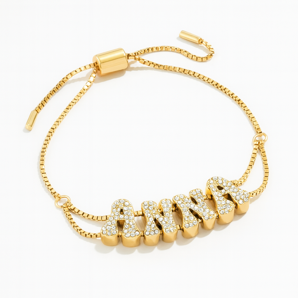 Bubble Name Bracelet