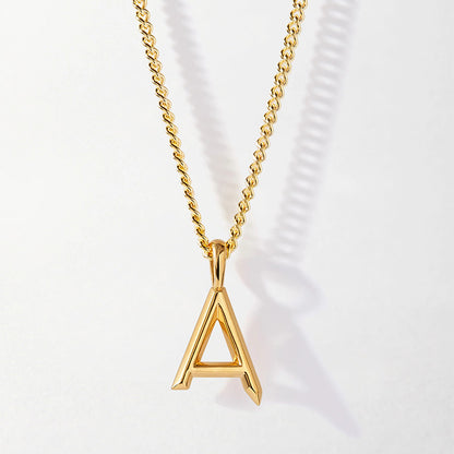 Smooth Initial Necklace
