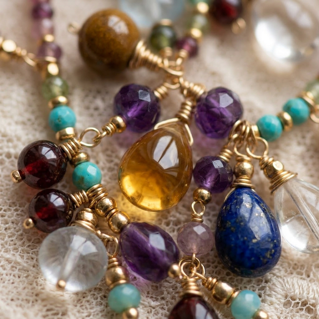 Bohemian Gemstone Bracelet