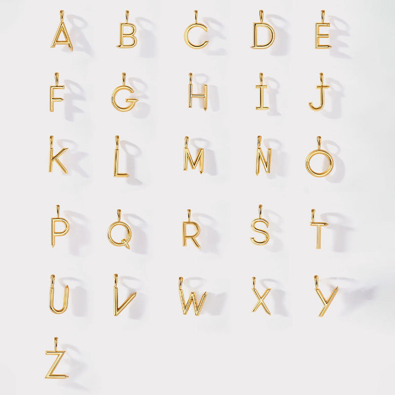 Smooth Initial Necklace