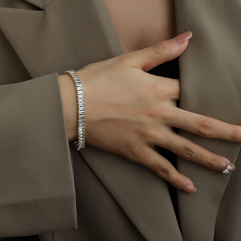Lune Baguette Bracelet