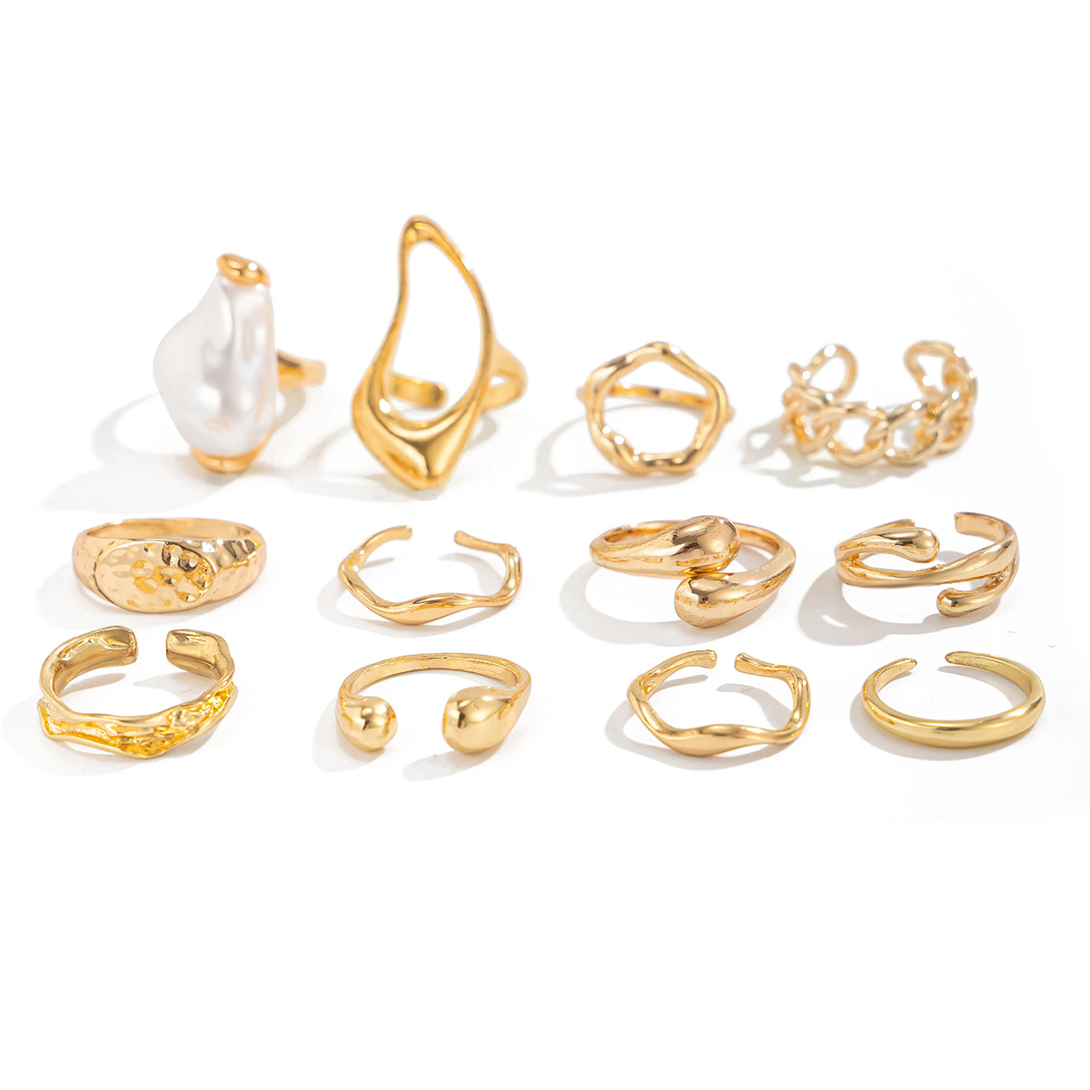 Vintage Ring Set 12Pcs
