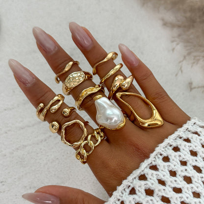 Vintage Ring Set 12Pcs