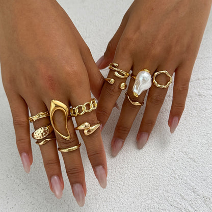 Vintage Ring Set 12Pcs