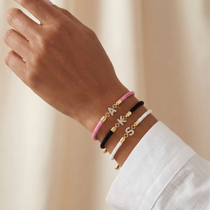 Adjustable Letter Initial Bracelet
