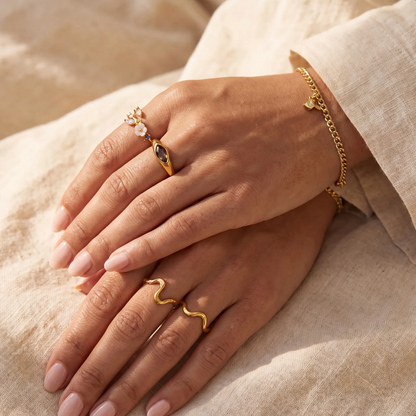 Earth Blossom Ring Gold
