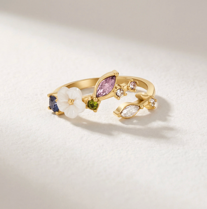 Earth Blossom Ring Gold