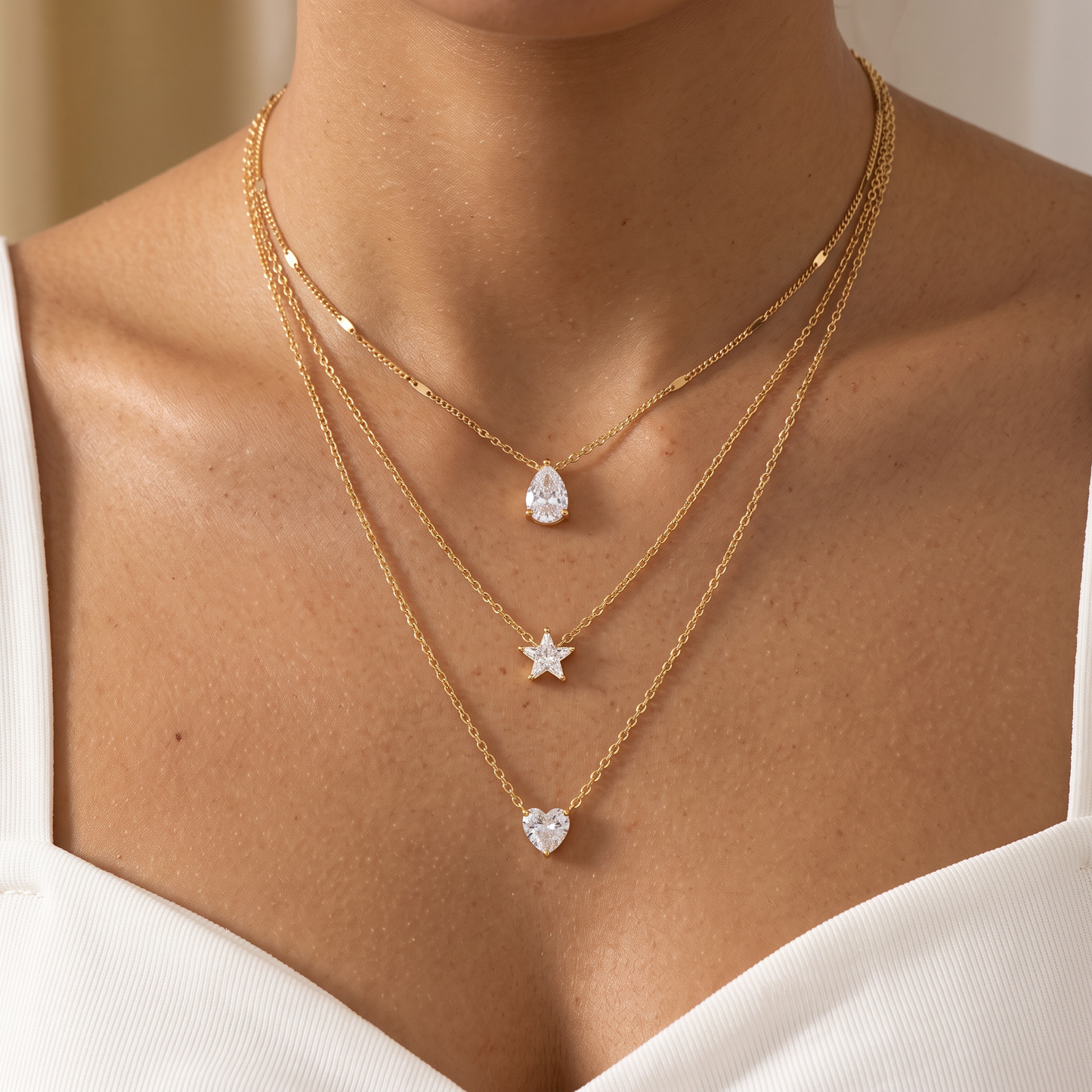 Celestial Layered Necklace