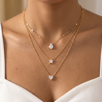 Celestial Layered Necklace