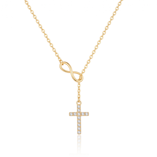 Infinity Cross Necklace