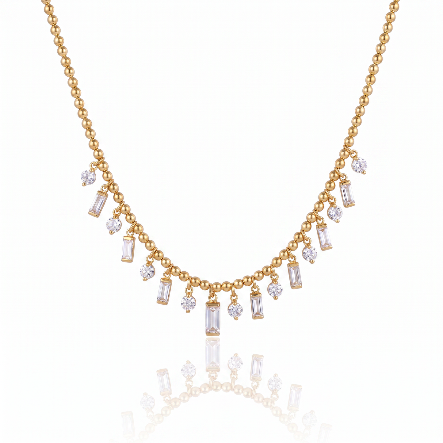 Crystal Cascade Necklace