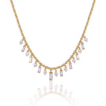 Crystal Cascade Necklace