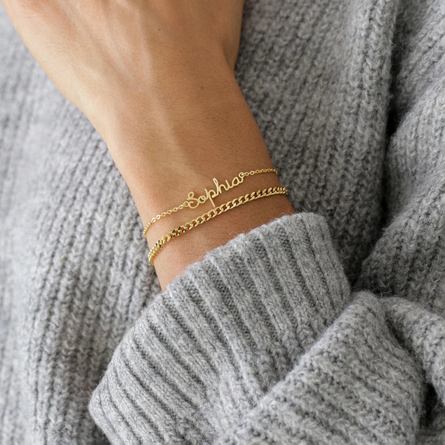 Cursive Name Bracelet