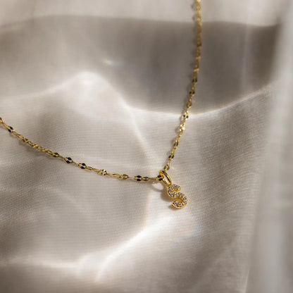 Pavé Initial Pendant Necklace