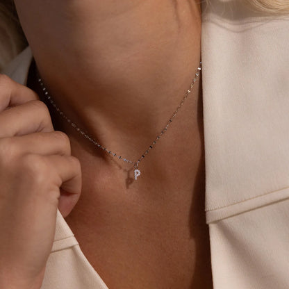 Pavé Initial Pendant Necklace