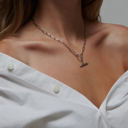 Mari Paperclip Necklace