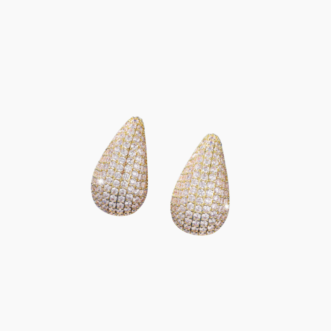 Diamond Teardrop Earrings