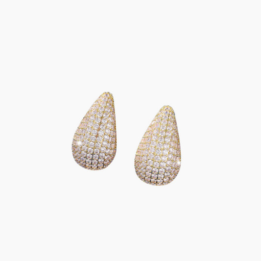 Diamond Teardrop Earrings