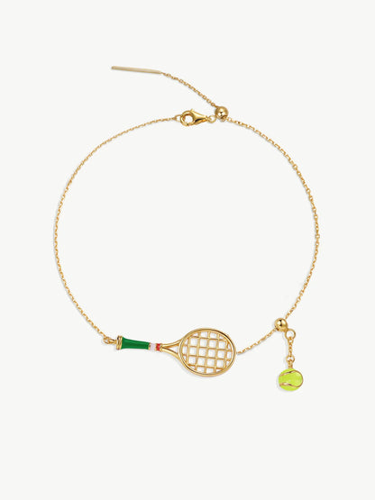 Tennis Racquet Bracelet