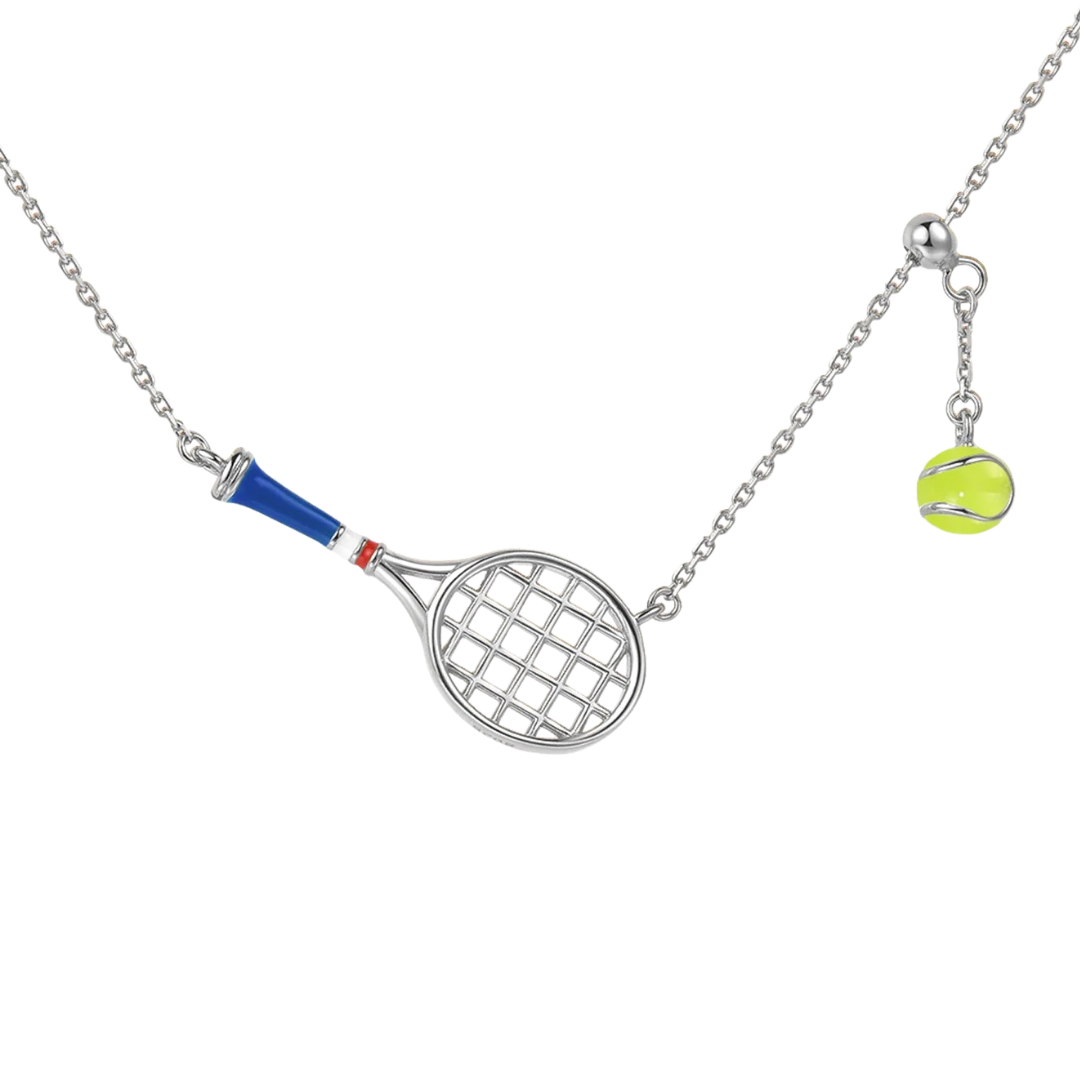 Tennis Racquet Necklace