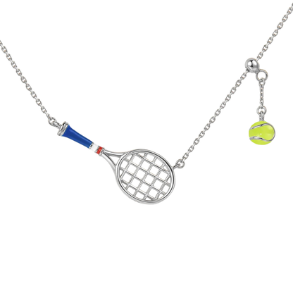 Tennis Racquet Necklace