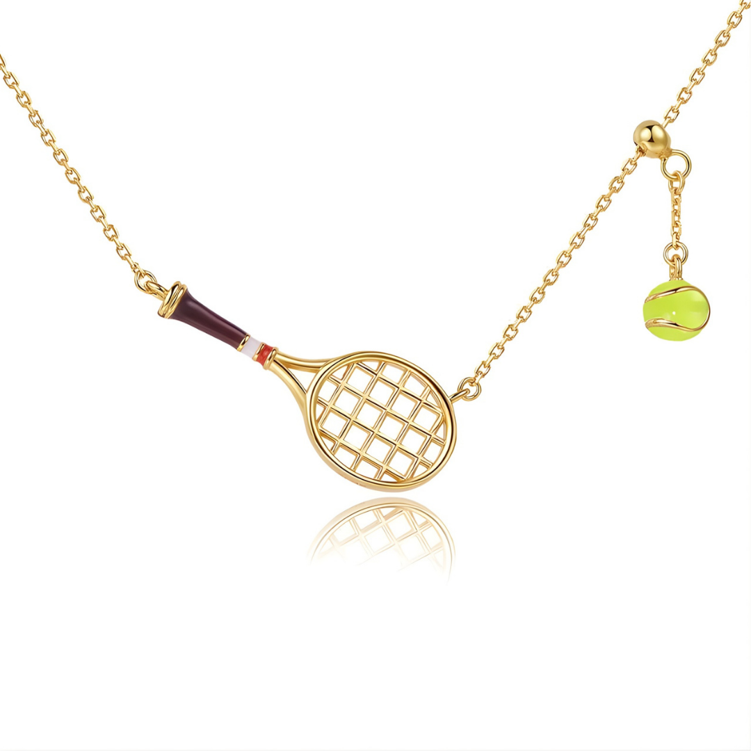 Tennis Racquet Necklace