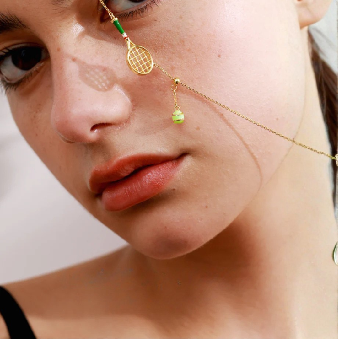 Tennis Racquet Necklace