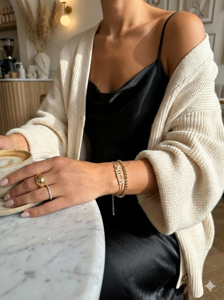 Bubble Name Bracelet