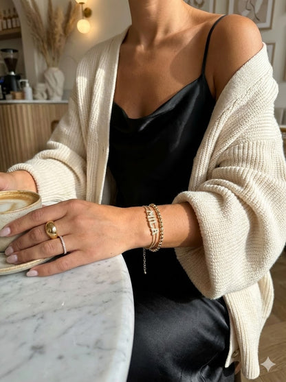 Bubble Name Bracelet